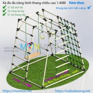 xà đu đa năng cho bé Satech