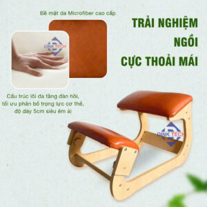 Ghế ngồi quỳ công thái học Dinktech